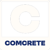 ComCrete company logo with grey C and blue text